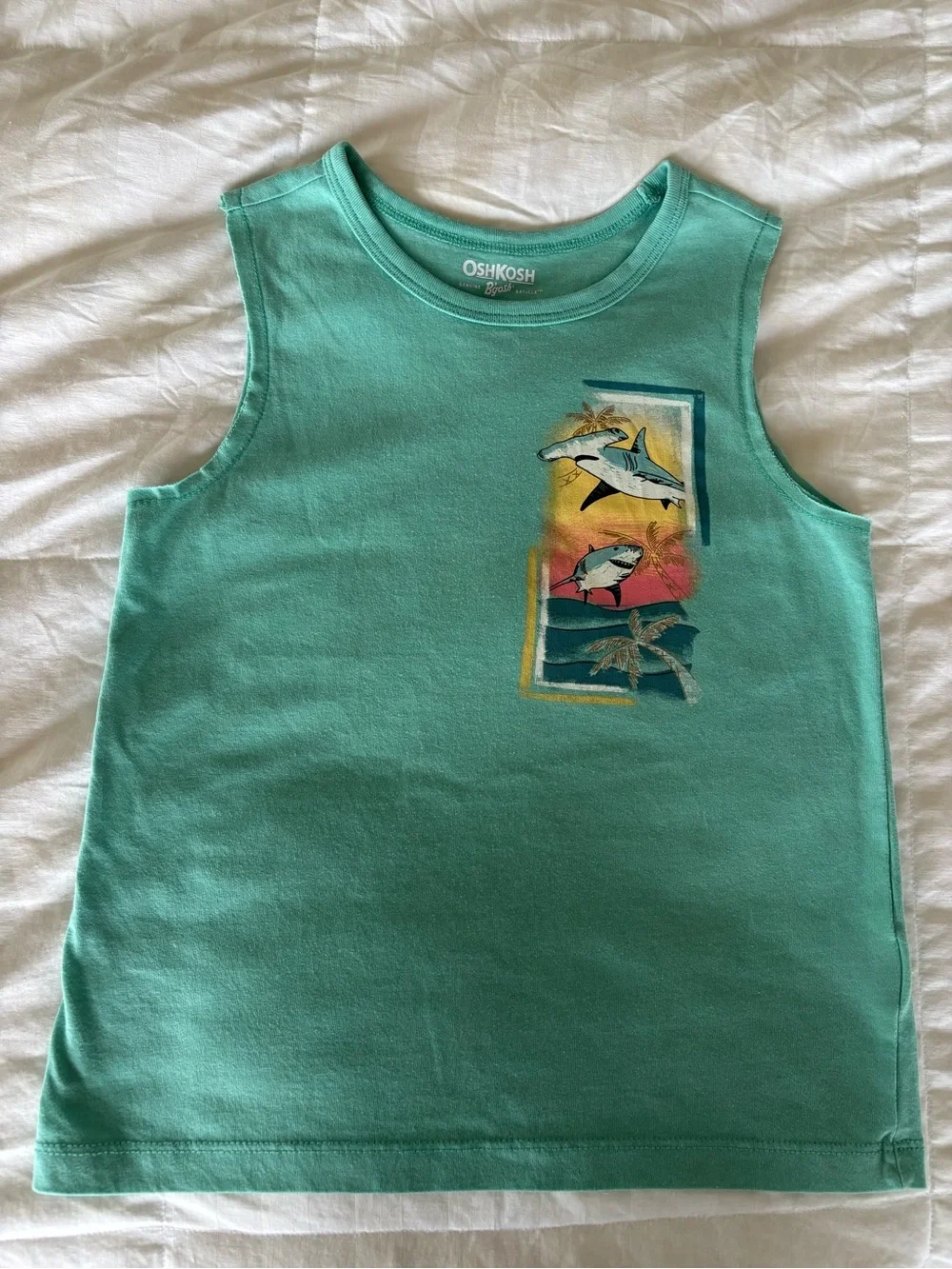 Boys Size 6 Osh Kosh sleeveless tank shirt